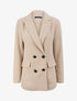 Blazer droit oversize - Beige - 1