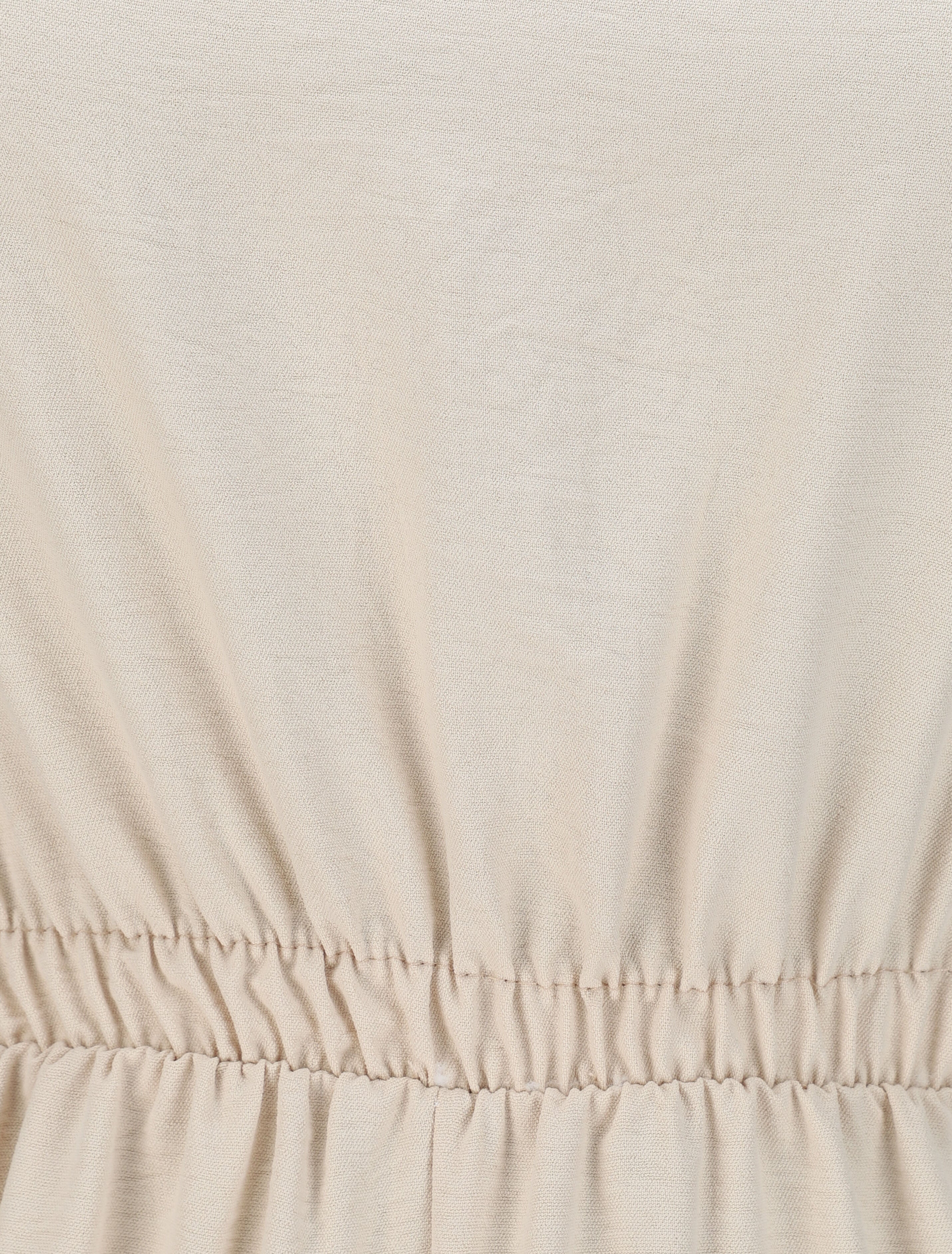 Combinaison fluide unie - Beige - 3