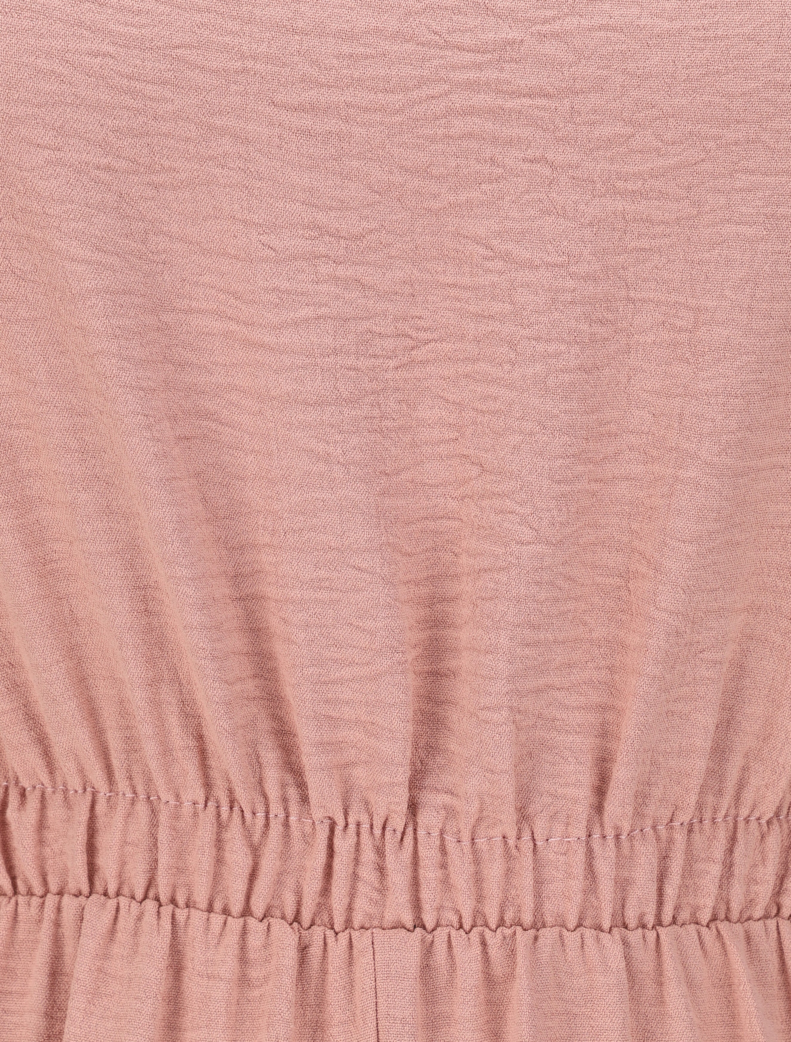 Combinaison fluide unie - Rose - 3