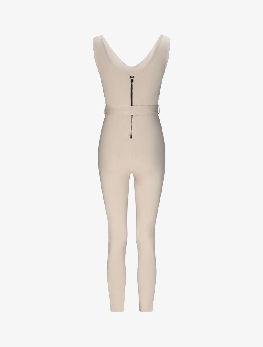 Combinaison stretch coupe slim - Beige - 2