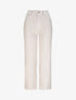 Pantalon 7/8 ample à taille haute - Beige - 1