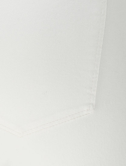 Pantalon 7/8 ample à taille haute - Écru - 3