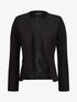 Blazer uni droit - Noir - 4