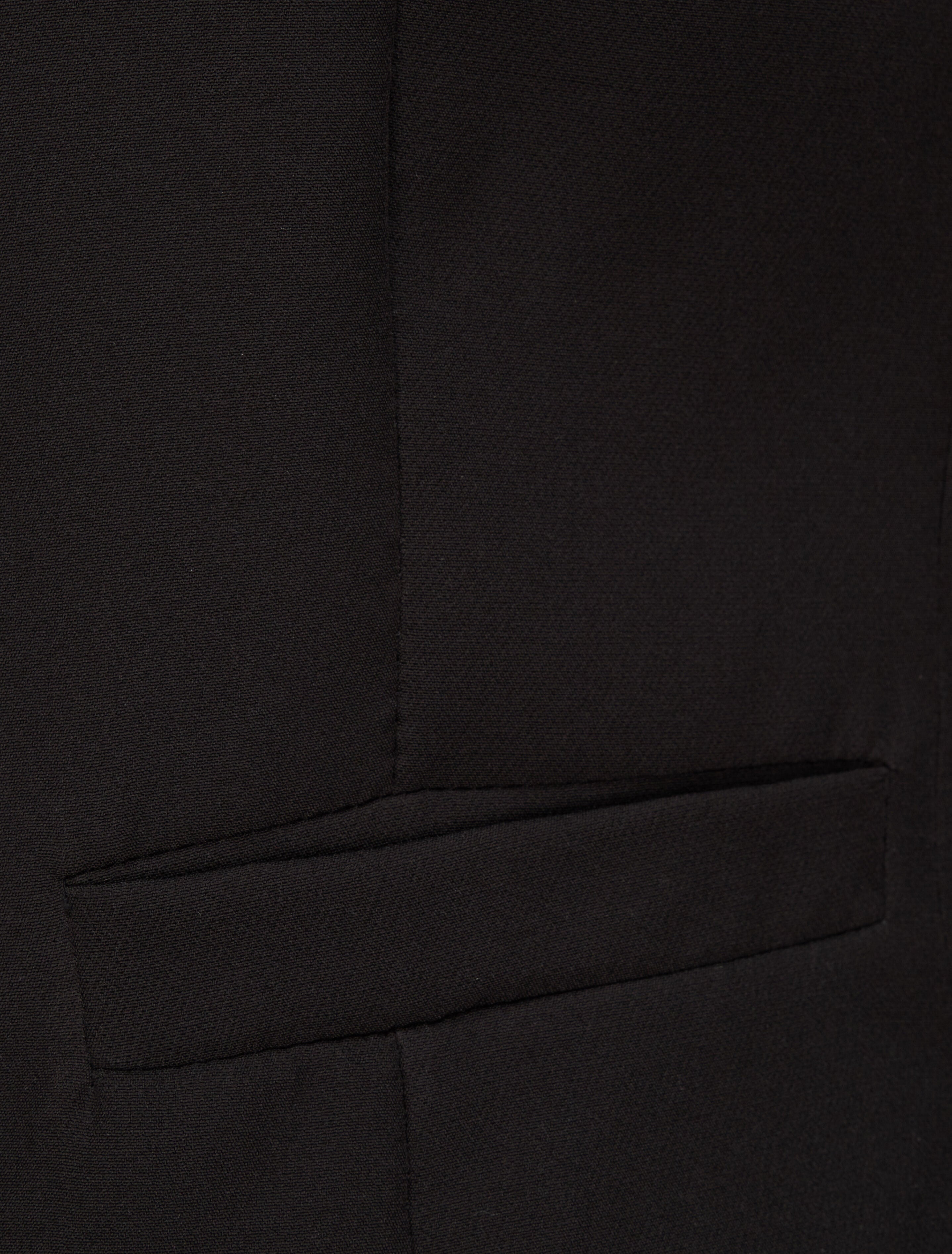 Blazer uni droit - Noir - 3