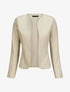 Blazer uni droit - Beige - 1
