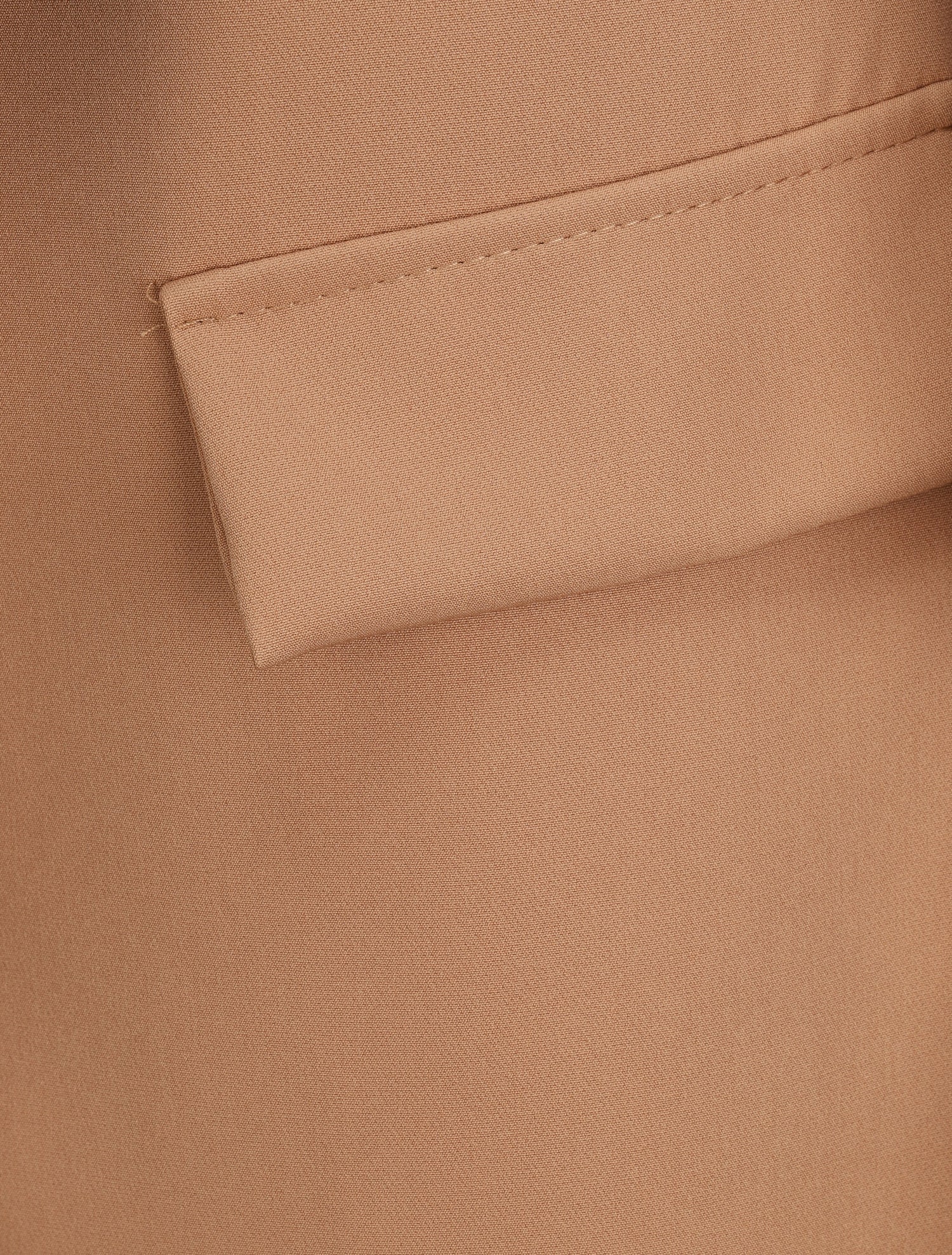 Blazer oversize à pans asymétriques - Camel - 4