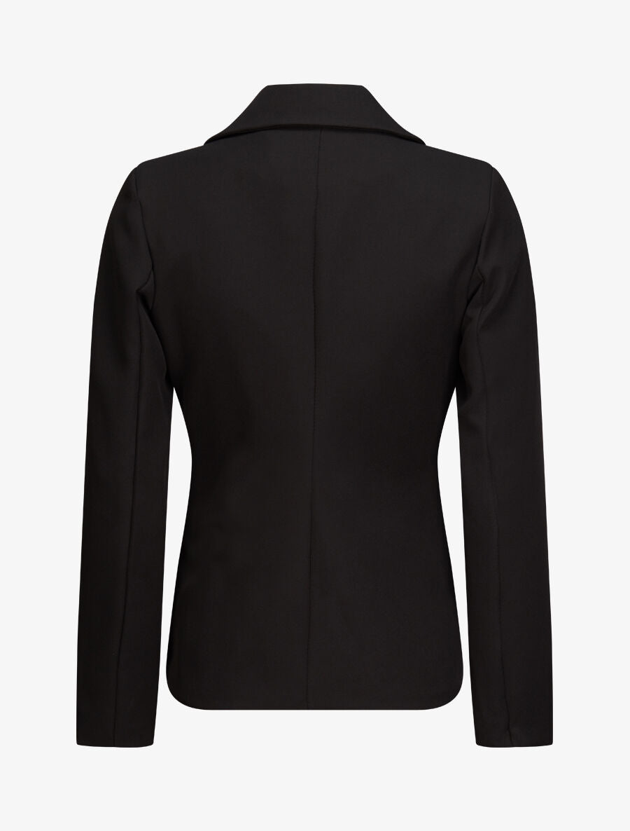 Blazer droit overzise - Noir - 2
