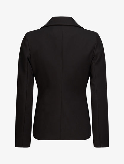 Blazer droit overzise - Noir - 2