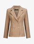 Blazer droit overzise - Camel - 1