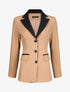 Blazer oversize bi-couleur - Camel - 4