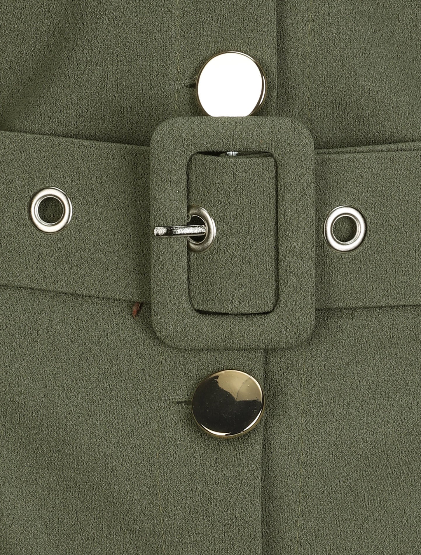 Combishort fluide unie - Kaki - 3