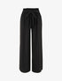 Pantalon ample à taille élastiquée - Noir - 4