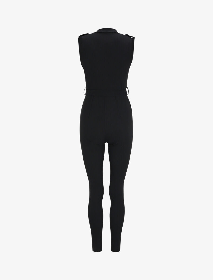 Combinaison stretch slim - Noir - 2