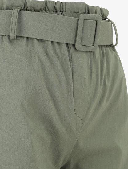 Short paperbag à revers - Kaki - 3