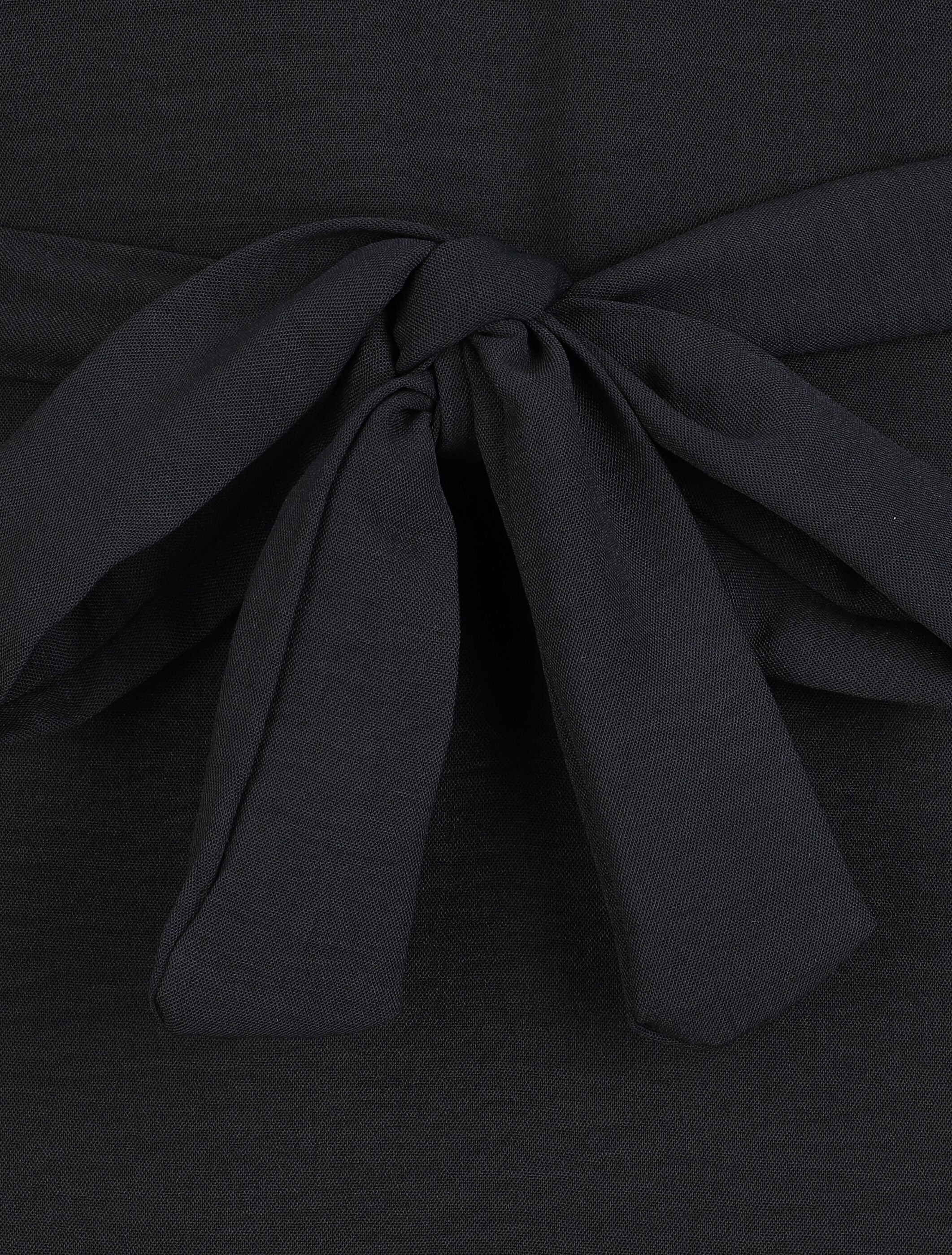 Robe longue fluide - Noir - 3
