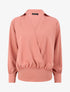 Blouse oversize asymétrique - Rose saumon - 5