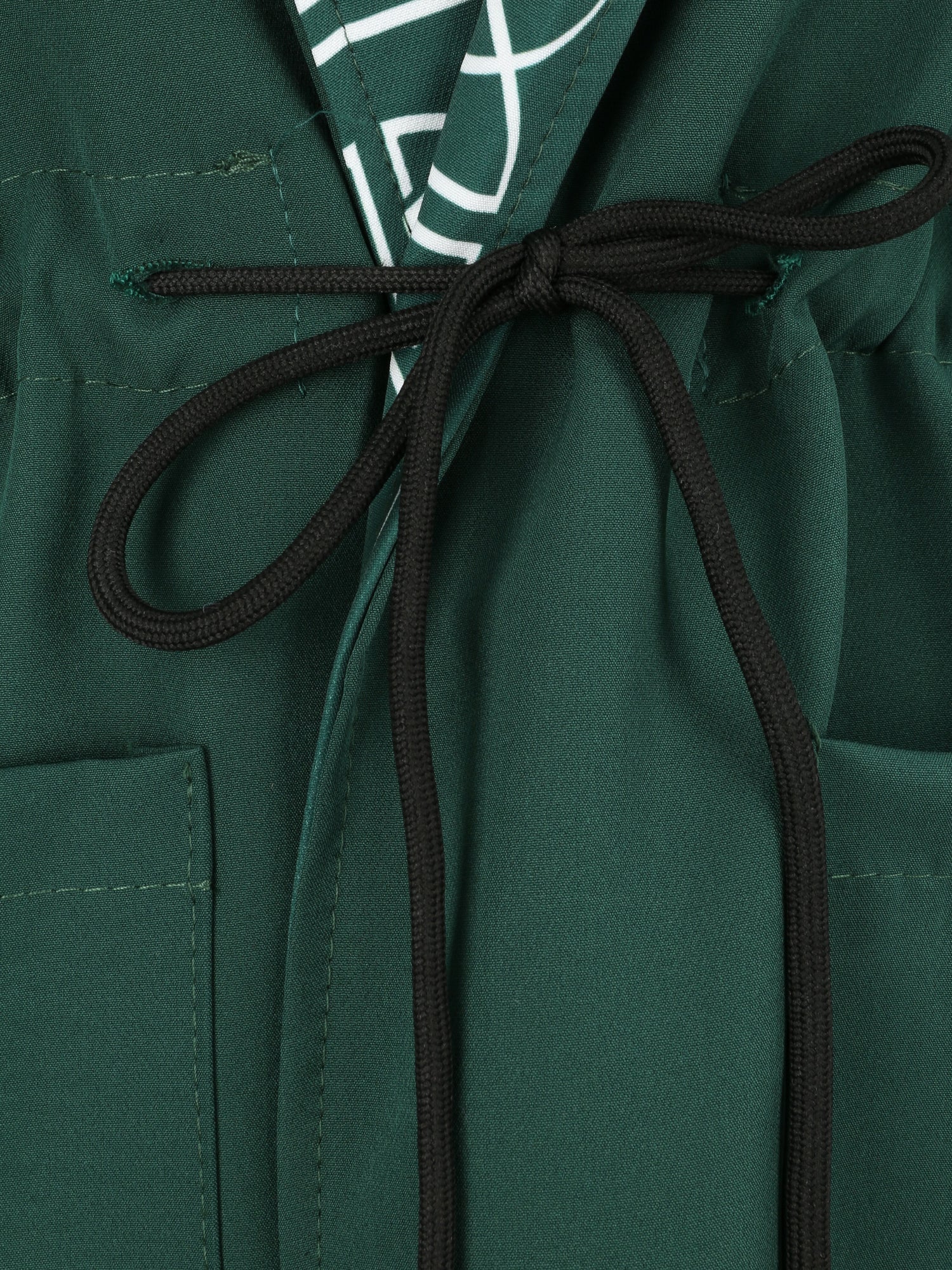 Manteau fin à capuche - Vert - 3
