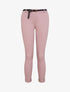 Pantalon 7/8 uni à revers - Rose poudré - 4