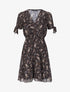 Robe à imprimé cachemire - Noir - 1