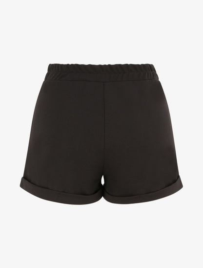 Mini short à revers - Noir - 2