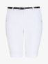 Bermuda uni taille haute - Blanc - 4
