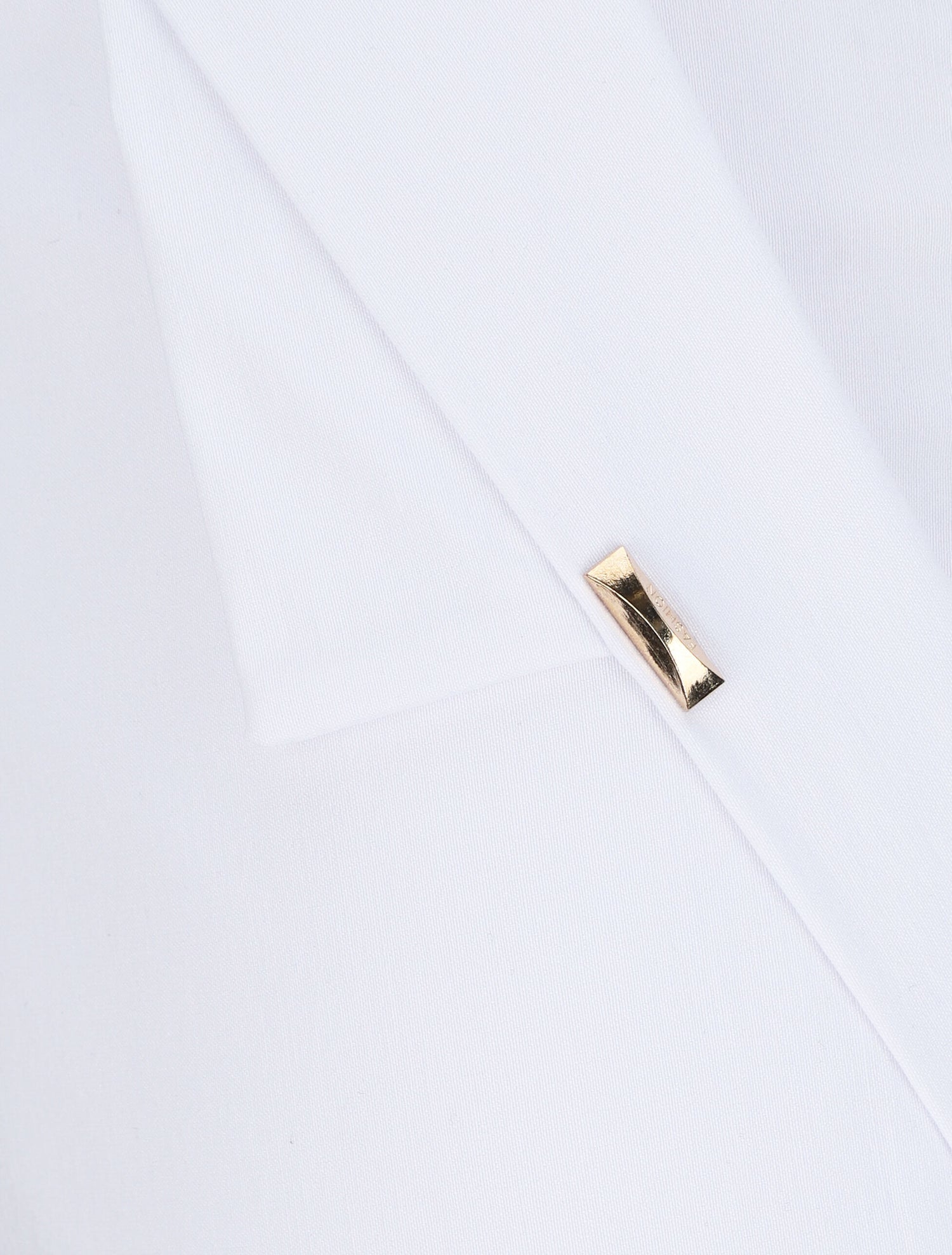 Bermuda uni taille haute - Blanc - 3