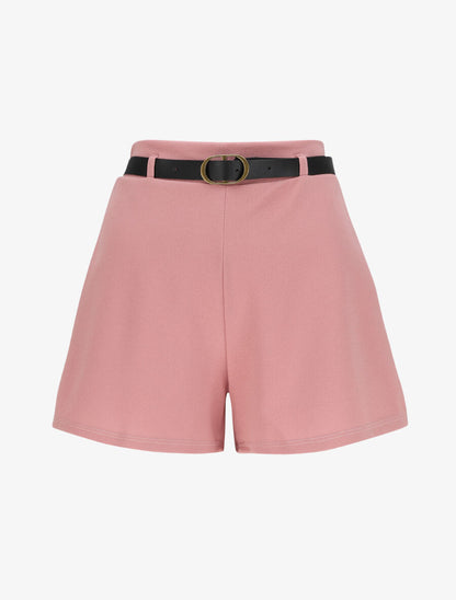 Short fluide évasé - Rose - 1