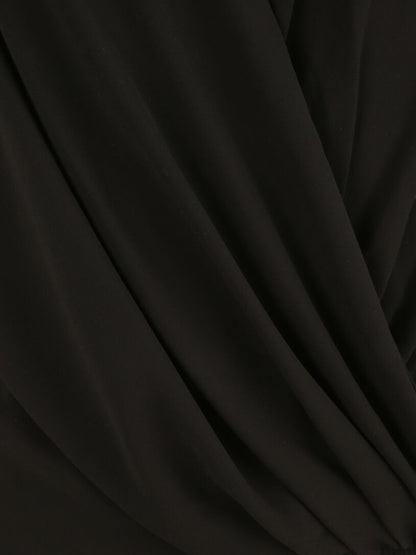 Top uni à bas élastiqué - Noir - 3