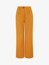 Pantalon ample coupe droite - Jaune moutarde - 4
