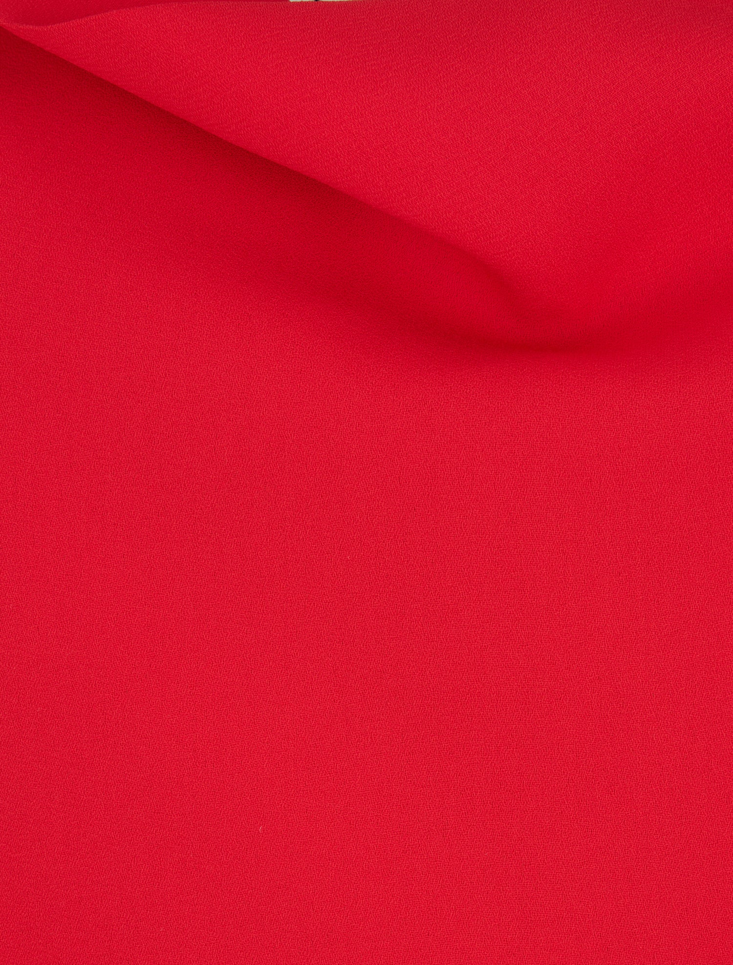 Caraco en voile à col bénitier - Rouge - 3