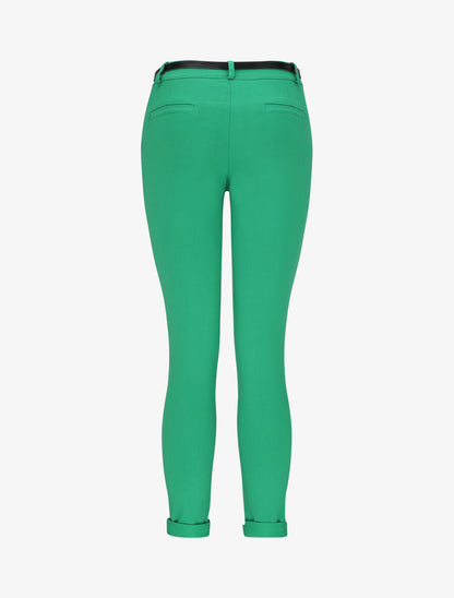 Pantalon droit uni - Vert - 2