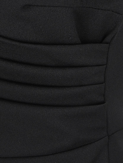 Combishort cache-coeur uni - Noir - 3