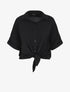 Blouse ample coupe carrée - Noir - 4