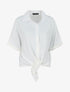 Blouse ample coupe carrée - Blanc - 4