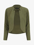 Veste courte unie - Kaki - 1