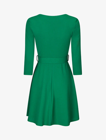 Robe patineuse à zip - Vert - 2