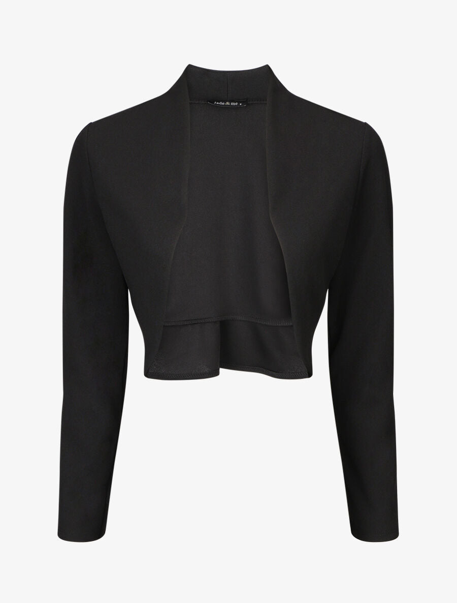 Boléro classique col droit - Noir - 4