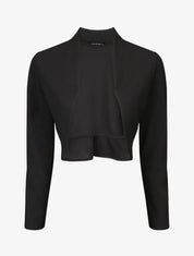 Boléro classique col droit - Noir - 4