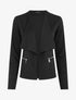 Veste à poches zippées - Noir - 1