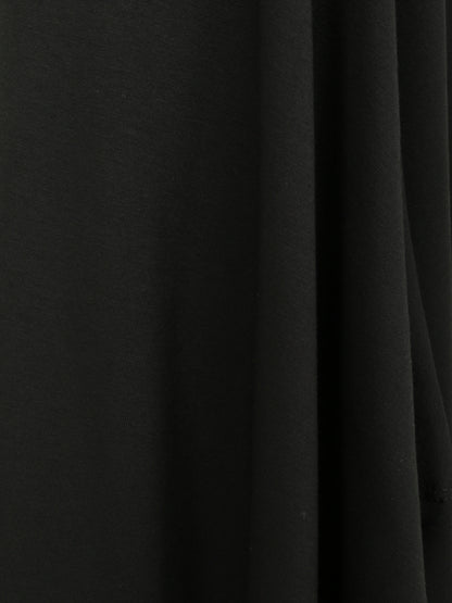 Pantalon ample à bords asymétriques - Noir - 4