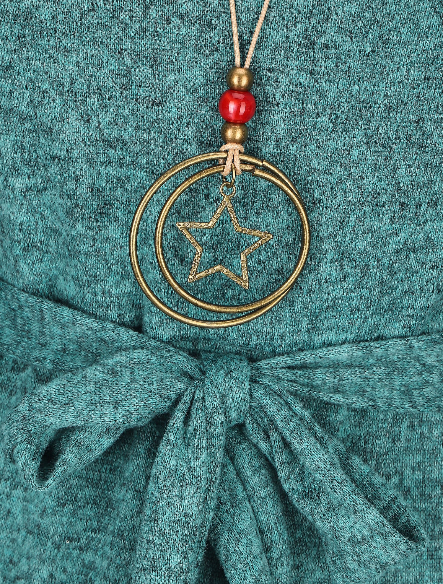 Robe pull style portefeuille - Vert - 3