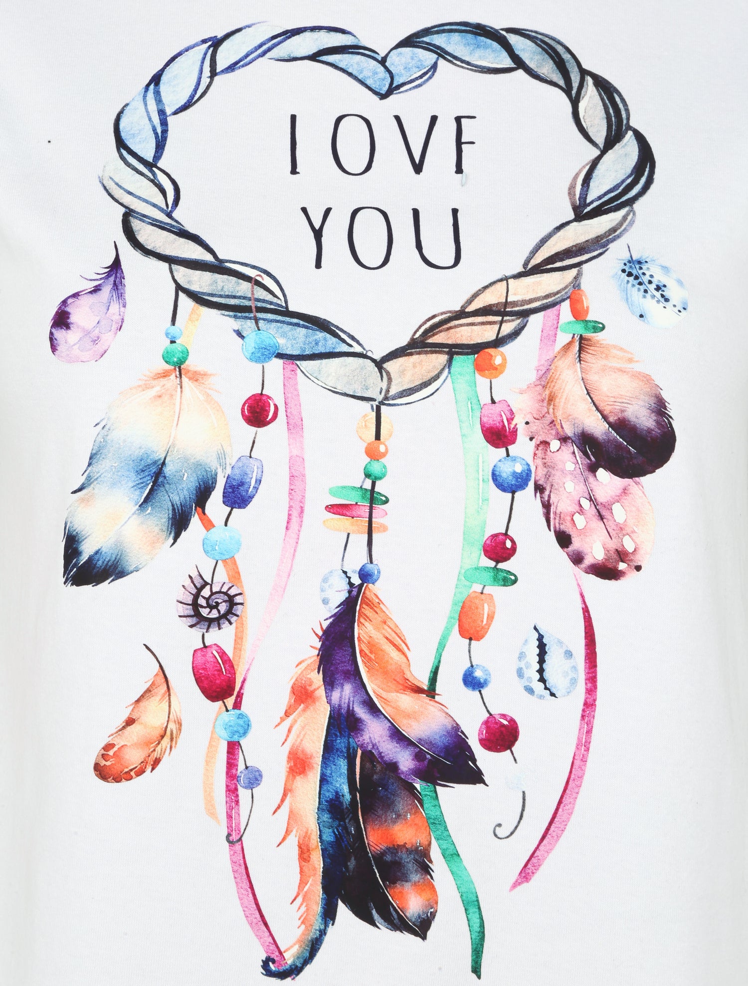 T-shirt à motif dreamcatcher - Blanc - 3