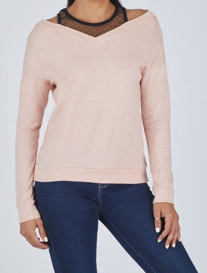 Pull bardot trompe l&