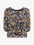 Blouse imprimé fleurs des champs - Bleu - 1