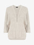 Gilet mi-long ouvert uni - Beige - 5