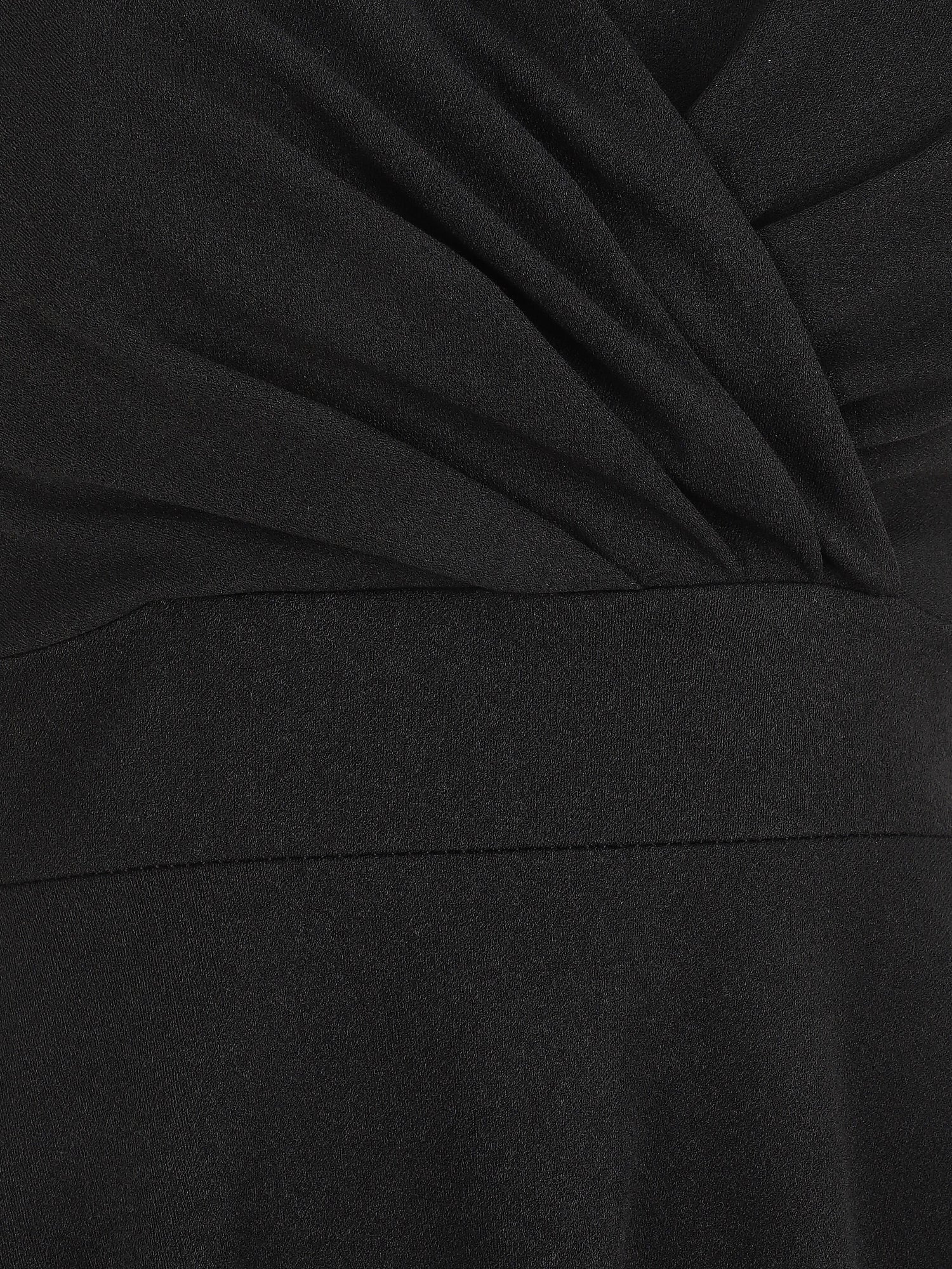 Robe patineuse courte à bretelles - Noir - 3