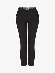 Pantalon droit à poches fantaisies - Noir - 4