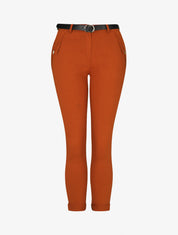 Pantalon droit à poches fantaisies - Orange - 4