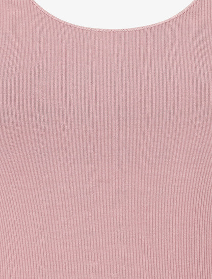 Débardeur uni coupe ajustée - Rose - 3