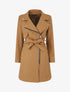 Manteau long uni style perfecto - Camel - 4